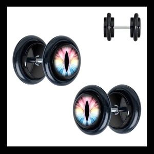 Northern Lights cheater ear plugs gauges EARRINGS